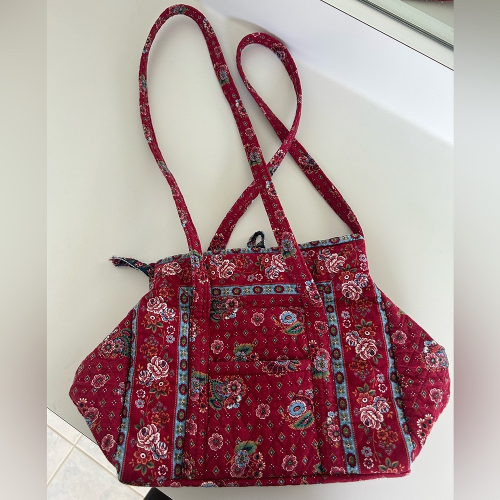 Vera Bradley Provincial Red Hoosier 1986 bag - Picture 2 of 16